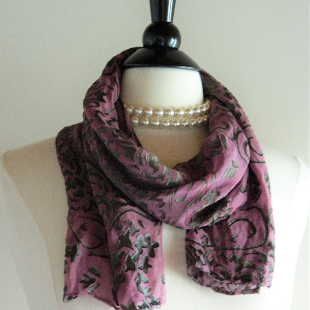 Hand Dyed Silk Scarf